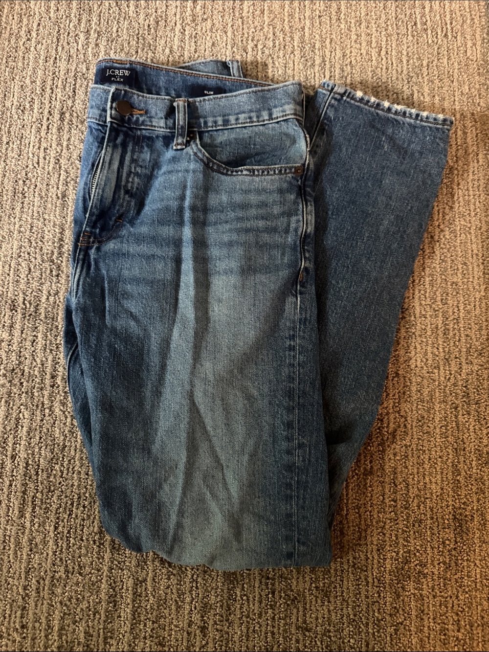 J. Crew Men's Light Blue Straight Leg Jeans